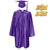 Shiny Kindergarten Graduation Gown Cap & Tassel Charm Purple