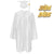 Shiny Kindergarten Graduation Gown Cap & Tassel Charm White