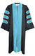 Deluxe Doctoral Graduation Gown Have Gold Piping(Rich In Color & Size)