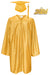 Shiny Kindergarten Graduation Gown Cap & Tassel Charm Gold