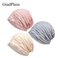 Gradplaza Skullies Beanies Thin Bonnet Cap Autumn Casual Beanies Hat