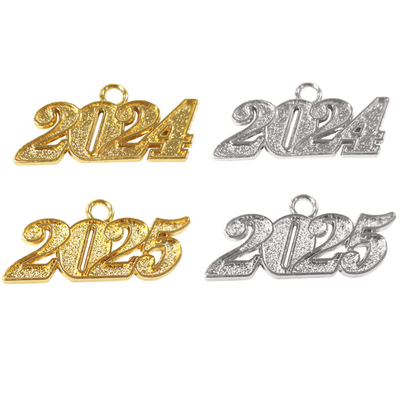 Graduation Tassel Double Colors with Gold/Silver Year Charm