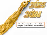 Shiny Adult Graduation Cap Tassel Charm Gold (One Size Fits All)