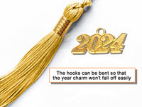 Shiny Kindergarten Graduation Cap Tassel Charm Gold (One Size Fits All)