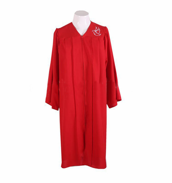 Unisex Choir Robes Chaplain Clergy of Red Robes with Dove