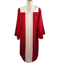 Unisex Choir Robes Chaplain Clergy of Red Robes with Dove