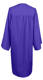 Matte Graduation Gown Choir Robe for Confirmation Baptism Purple