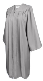 Matte Graduation Gown Choir Robe for Confirmation Baptism Gray