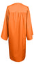 Matte Graduation Gown Choir Robe for Confirmation Baptism Orange