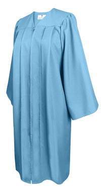 Matte Graduation Gown Choir Robe for Confirmation Baptism Sky blue