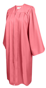 Matte Graduation Gown Choir Robe for Confirmation Baptism Pink