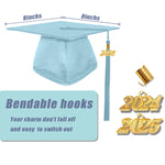 Shiny Kindergarten Graduation Gown Cap & Tassel Charm Sky Blue