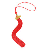 Shiny Kindergarten Graduation Cap Tassel Charm Red  (One Size Fits All)