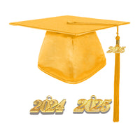 Shiny Adult Graduation Cap Tassel Charm Gold (One Size Fits All)