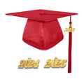 Shiny Adult Graduation Cap Tassel Charm Red (One Size Fits All)