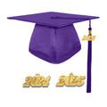 Shiny Adult Graduation Cap Tassel Charm Purple (One Size Fits All)