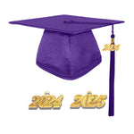 Shiny Kindergarten Graduation Cap Tassel Charm Purple (One Size Fits All)