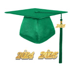 Shiny Adult Graduation Cap Tassel Charm Emerald Green (One Size Fits All)