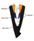 Unisex Deluxe Bachelor Hood Graduation Hood  Custom color