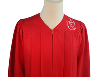 Unisex Choir Robes Chaplain Clergy of Red Robes with Dove